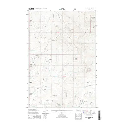 2014 Map of Larch Mountain, 2014 Print