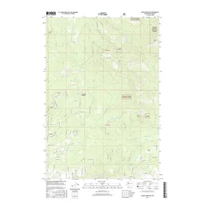 2017 Map of Larch Mountain, 2017 Print