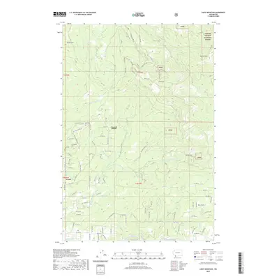 2020 Map of Larch Mountain, 2020 Print