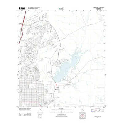 2013 Map of Laredo East, 2013 Print
