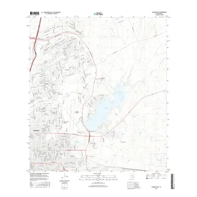 2016 Map of Laredo East, 2016 Print