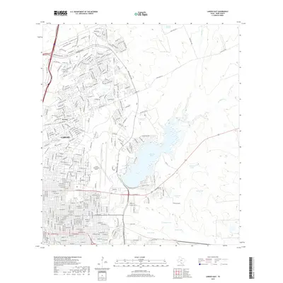 2019 Map of Laredo East, 2019 Print