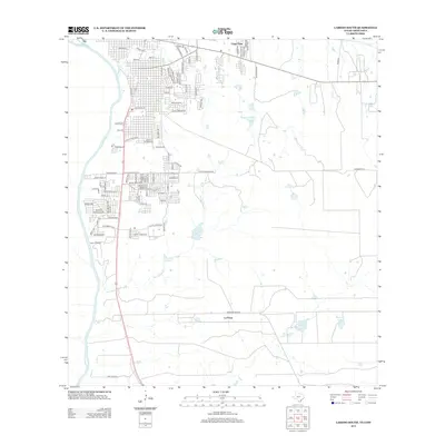 2013 Map of Laredo South, 2013 Print