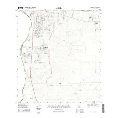 2016 Map of Laredo South, 2016 Print