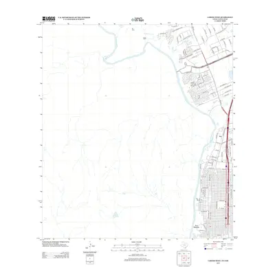 2013 Map of Laredo West, 2013 Print