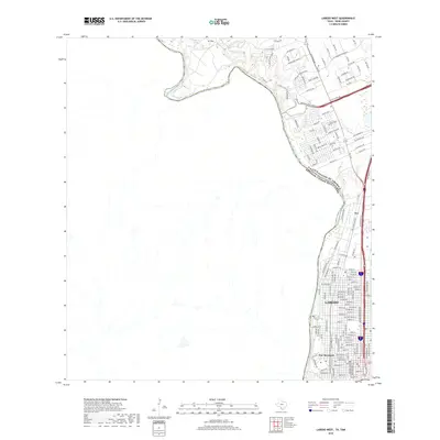 2019 Map of Laredo West, 2019 Print