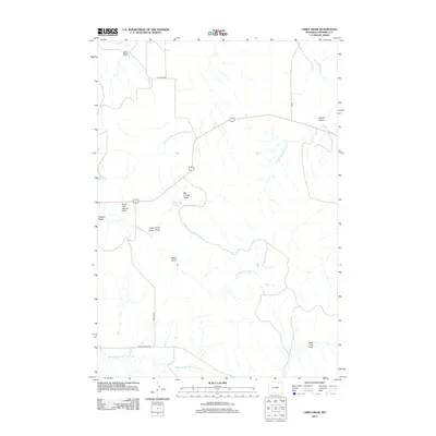 2012 Map of Larey Draw, 2012 Print