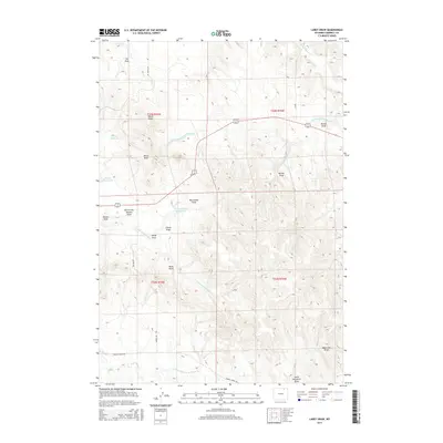 2015 Map of Larey Draw, 2015 Print