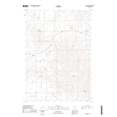 2017 Map of Larey Draw, 2017 Print
