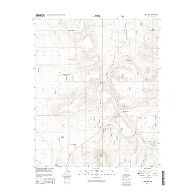 2013 Map of Largo Mesa, 2013 Print