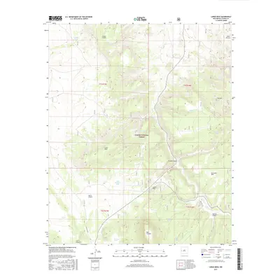 2017 Map of Largo Mesa, 2017 Print