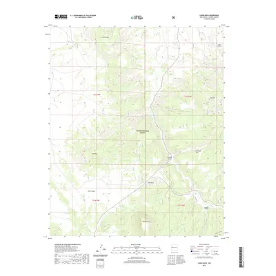 2020 Map of Largo Mesa, 2020 Print