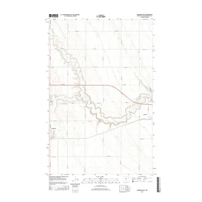 2014 Map of Larimore East, 2014 Print