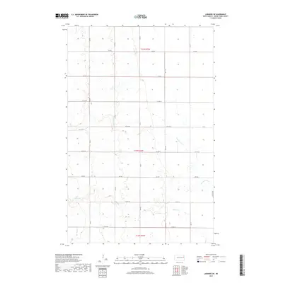 2018 Map of Larimore SW, 2018 Print