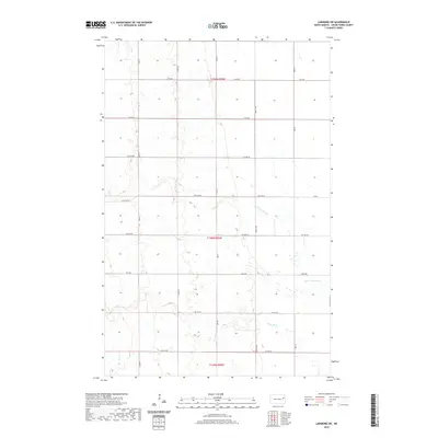 2020 Map of Larimore SW, 2020 Print