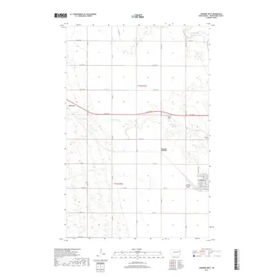 2017 Map of Larimore West, 2017 Print