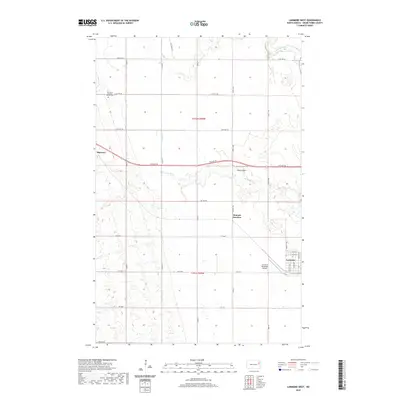 2020 Map of Larimore West, 2020 Print