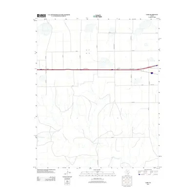 2012 Map of Lark, 2012 Print