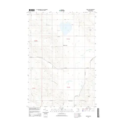 2014 Map of Larks Lake, 2014 Print