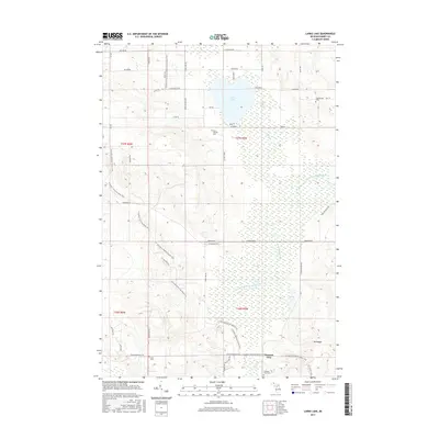 2017 Map of Larks Lake, 2017 Print