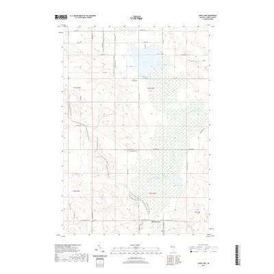 2019 Map of Larks Lake, 2019 Print