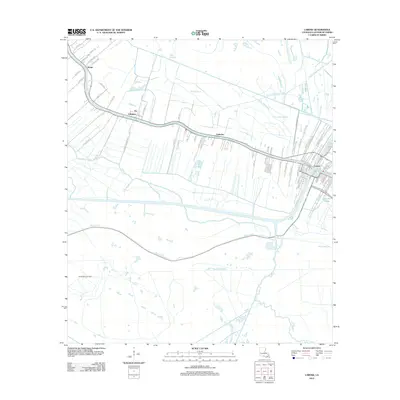 2012 Map of Larose, 2012 Print