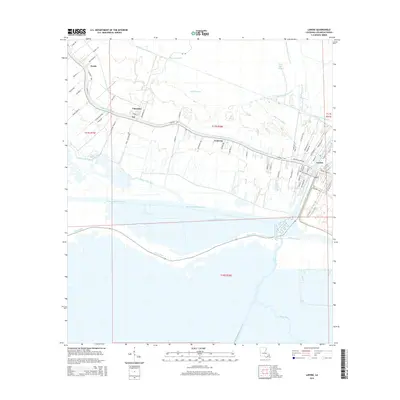 2015 Map of Larose, 2015 Print