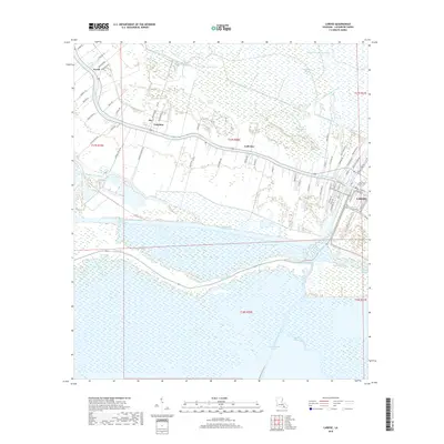2018 Map of Larose, 2018 Print