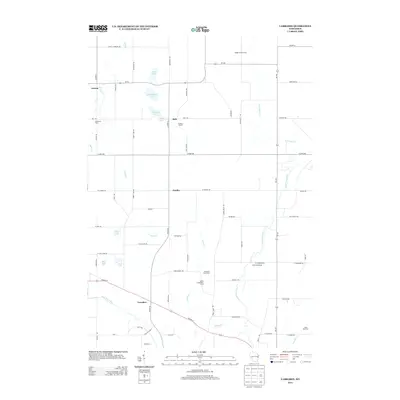 2013 Map of Larrabee, 2013 Print