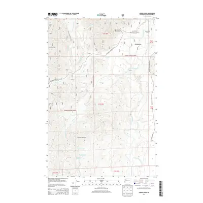 2014 Map of Larsen Creek, 2014 Print