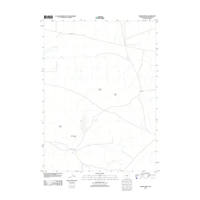 2012 Map of Larsen Knoll, 2012 Print