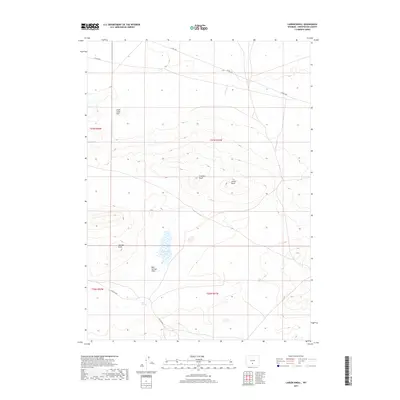 2017 Map of Larsen Knoll, 2017 Print
