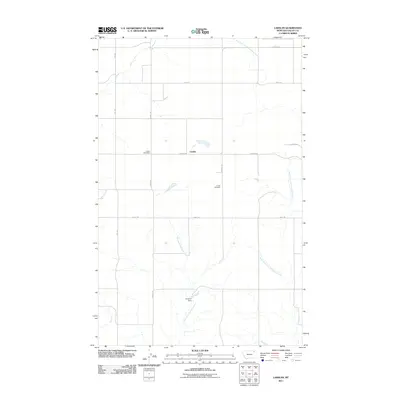 2011 Map of Larslan, 2011 Print