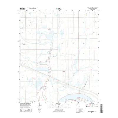 2015 Map of Larto Lake North, 2015 Print