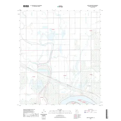 2020 Map of Larto Lake North, 2020 Print