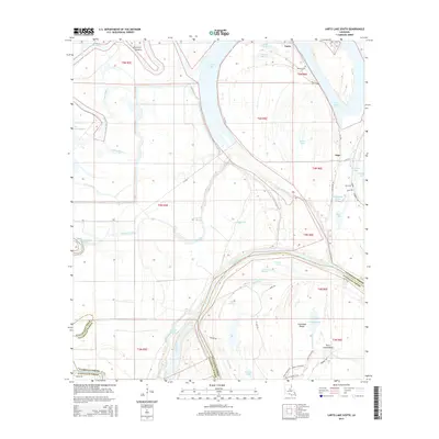 2015 Map of Larto Lake South, 2015 Print