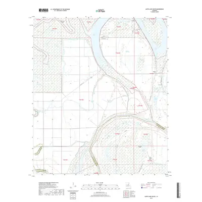 2018 Map of Larto Lake South, 2018 Print