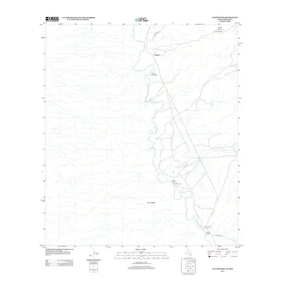 2012 Map of Las Conchas, 2012 Print