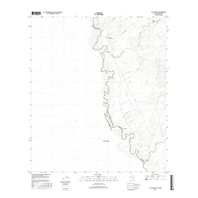 2016 Map of Las Conchas, 2016 Print