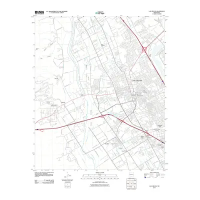 2010 Map of Las Cruces, 2010 Print