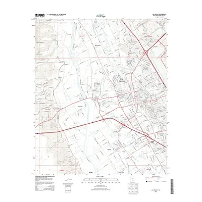 2013 Map of Las Cruces, 2013 Print