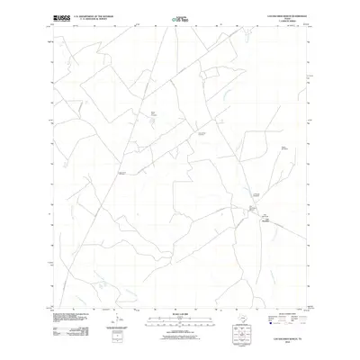 2010 Map of Las Escobas Ranch, 2010 Print