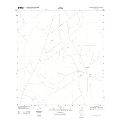 2012 Map of Las Escobas Ranch, 2012 Print