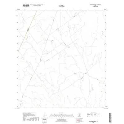 2019 Map of Las Escobas Ranch, 2019 Print