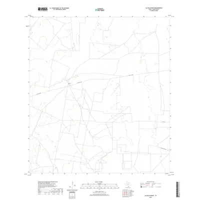 2019 Map of Las Islas Ranch, 2019 Print