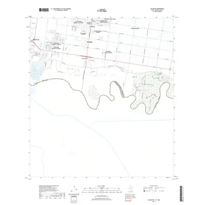 2019 Map of Las Milpas, 2019 Print