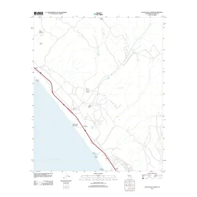 2012 Map of Las Pulgas Canyon, 2012 Print