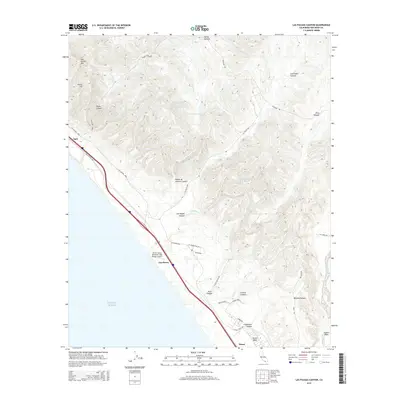 2015 Map of Las Pulgas Canyon, 2015 Print