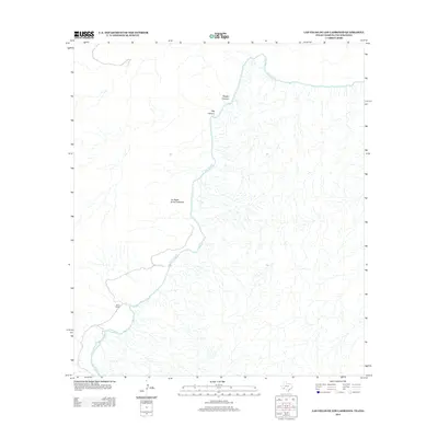 2013 Map of Las Vegas De Los Ladrones, 2013 Print