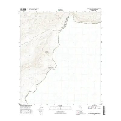 2016 Map of Las Vegas De Los Ladrones, 2016 Print